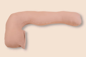 Poduszka ciążowa i do karmienia 3 w 1 – kremowa