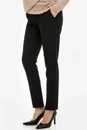 Eleganckie czarne spodnie ciążowe