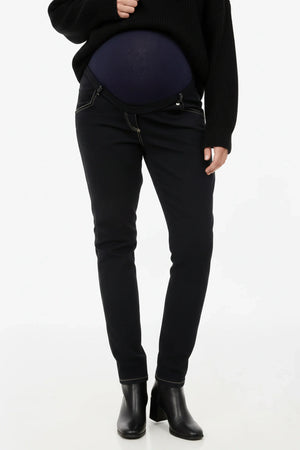 Dopasowane elastyczne jeansy ciążowe