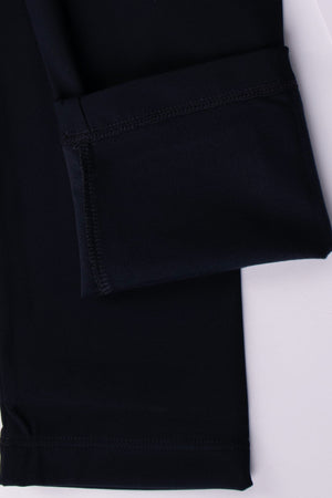 Ciążowe legginsy z elastycznej, meszkowatej dzianiny z organiczną bawełną