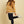 Sweter ciążowy i do karmienia w kratę - żółty
