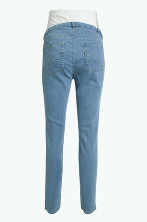 Dopasowane elastyczne jeansy ciążowe