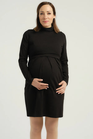 Sukienka ciążowa i do karmienia z golfem