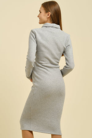 Sukienka ciążowa i do karmienia z polaru