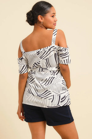 Bluza ciążowa z domieszką lnu